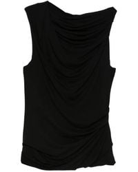 Entire studios - Sleeveless Draped Top - Lyst