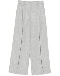 Iceberg - Woven Palazzo Pants - Lyst