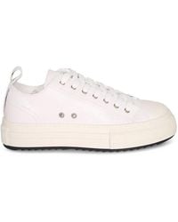 DSquared² - Logo-Embossed Platform Sneakers - Lyst