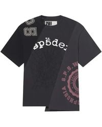 Sp5der - 5 Asymmetrical T-Shirt - Lyst
