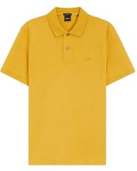 BOSS - Pallas Katoenen Piqué Poloshirt Met Geborduurd Logo - Lyst