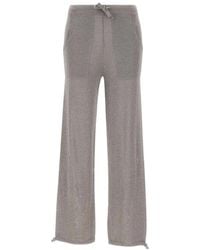 Kangra - Drawstring-Waist Knitted Track Pants - Lyst