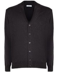 Kangra - V-Neck Knitted Cardigan - Lyst