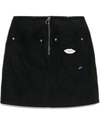SJYP - Rhinestone Denim Skirt - Lyst
