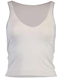 Brunello Cucinelli - Monili-Trim V-Neck Tank Top - Lyst