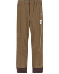 Maison Mihara Yasuhiro - Pantalones a capas - Lyst