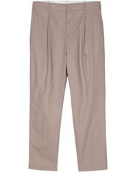 Emporio Armani - Pleat-detail Tailored Trousers - Lyst