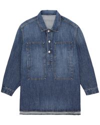 Fortela - Fuegodress Denim Mini Dress - Lyst