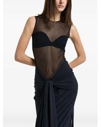 Danamé - Catherine Split-Detail Maxi Dress - Lyst