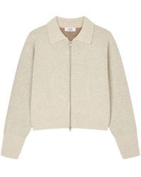 Studio Tomboy X - Classic-Collar Zip-Up Cardigan - Lyst