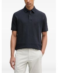 Marc O' Polo - Textured Short-Sleeve Polo Shirt - Lyst