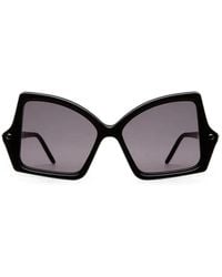Kuboraum - Geometric-Frame Sunglasses - Lyst