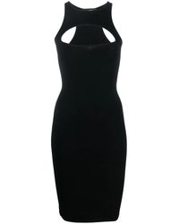 DSquared² - Strickkleid Mit Cut-Out - Lyst