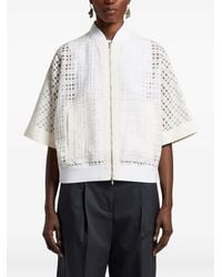 Peserico - Grid Bomber Jacket - Lyst