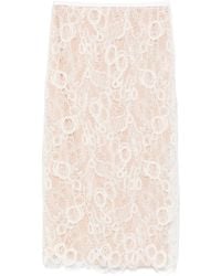 Fabiana Filippi - Lace Scalloped-Hem Skirt - Lyst