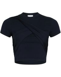 Patou - オーガニックコットン クロップド Tシャツ - Lyst