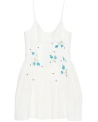 ShuShu/Tong - Floral Pleated Mini Dress - Lyst