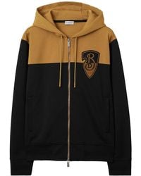 Burberry - And Hoodie With Logo Patch On The Front - Lyst