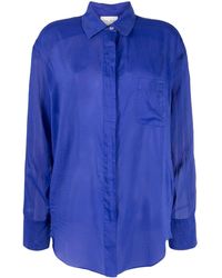Forte Forte - Semi-sheer Button-up Shirt - Lyst