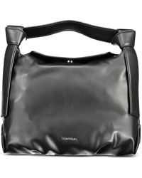Calvin Klein - Logo-Plaque Tote Bag - Lyst