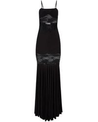 Nina Ricci - Maxi-Jurk Met Kanten Detail - Lyst