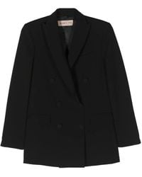 Blanca Vita - Peak-lapels Double-breasted Blazer - Lyst