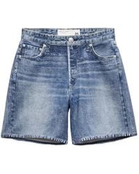 Rag & Bone - Belt-Loop Denim Shorts - Lyst