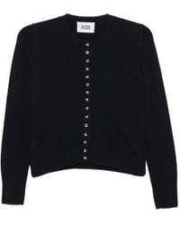 Alpha Studio - Button-Up Crew-Neck Sweater - Lyst