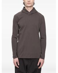 DEVOA - Long-Sleeve Cotton Hoodie - Lyst