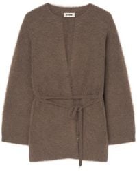 Aeron - Cardigan Ceinturé À Col V - Lyst