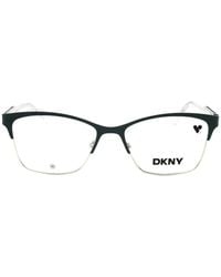 DKNY - Rectangle-Frame Glasses - Lyst