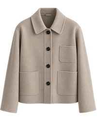 Max Mara - Button-Up Patch-Pocket Jacket - Lyst