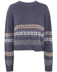 Nuur - Fair Isle Knit Sweater - Lyst