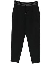 Panicale - Striped-Waistband Drawstring Track Pants - Lyst
