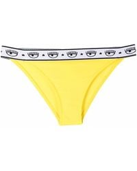 Chiara Ferragni - Logo-Tape Detail Bikini Bottom - Lyst