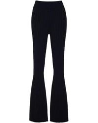 Cara Cara - Ribbed Flared Trousers - Lyst