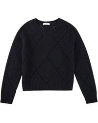 Zanone - Diamond-Pattern Sweater - Lyst