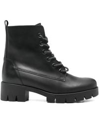 Gabor - Lace-Up Booties - Lyst