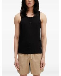 Filling Pieces - Logo-Embroidered Ribbed Vest - Lyst