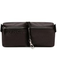 Givenchy - Medium Cargo Logo-Embroidered Canvas Belt Bag - Lyst