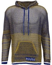 Marni - Two-Tone Hoodie - Lyst