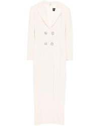 SIMONA CORSELLINI - Verfraaide Jurk Met Split - Lyst