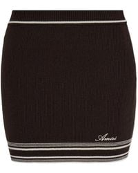 Amiri - Wool Skirt - Lyst