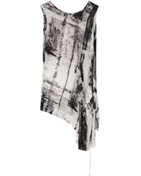 Y's Yohji Yamamoto - アブストラクトパターン トップ - Lyst