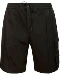 PT Torino - Drawstring Flap-pocket Shorts - Lyst