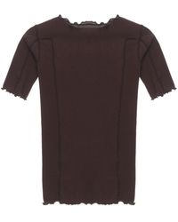 Baserange - T-shirt en coton stretch - Lyst