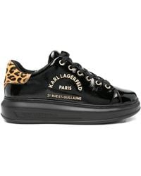 Karl Lagerfeld - Zapatillas con estampado de leopardo - Lyst