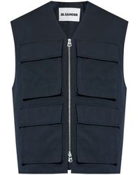 Jil Sander - ポケット ベスト - Lyst