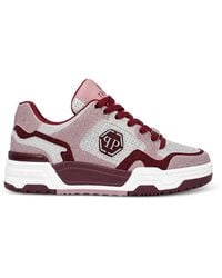 Philipp Plein - Low-Top Predator V2 Strass Sneakers - Lyst