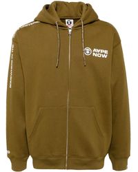 Aape By A Bathing Ape - Logo Patched Hooded Jacket - Lyst